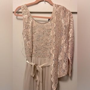 Classic Semi-Formal Dress and Jacket Set Women lovely grace